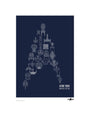Science Museum Star Trek Ships of the Line art print extra small none Art Print - Science Museum Shop