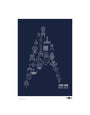 Science Museum Star Trek Ships of the Line unstretched canvas small none Art Print - Science Museum Shop
