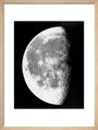 Transparency, 12x10 - Moon, last quarter. art print extra small natural Art Print - Science Museum Shop