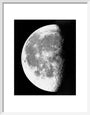Transparency, 12x10 - Moon, last quarter. art print small white Art Print - Science Museum Shop