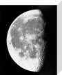 Transparency, 12x10 - Moon, last quarter. stretched canvas small none Art Print - Science Museum Shop