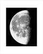 Transparency, 12x10 - Moon, last quarter. art print extra small none Art Print - Science Museum Shop