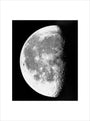 Transparency, 12x10 - Moon, last quarter. art print medium none Art Print - Science Museum Shop