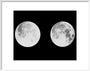 2 photographs of the moon art print medium white Art Print - Science Museum Shop