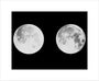 2 photographs of the moon art print extra small none Art Print - Science Museum Shop