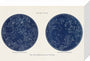 Northern and Southern Hemispheres: A Handbook and Atlas of Astronomy stretched canvas small none Art Print - Science Museum Shop