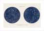 Northern and Southern Hemispheres: A Handbook and Atlas of Astronomy unstretched canvas large none Art Print - Science Museum Shop