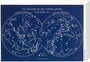 Position of the Constellations 14,700 years ago: A Handbook and Atlas of Astronomy stretched canvas medium none Art Print - Science Museum Shop