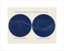 Stars Visible to the Naked Eye. Northern and Southern Hemispheres: A Handbook and Atlas of Astronomy art print extra small none Art Print - Science Museum Shop