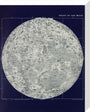 Chart of the Moon: A Handbook and Atlas of Astronomy stretched canvas medium none Art Print - Science Museum Shop