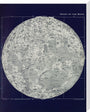 Chart of the Moon: A Handbook and Atlas of Astronomy stretched canvas large none Art Print - Science Museum Shop