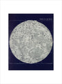 Chart of the Moon: A Handbook and Atlas of Astronomy art print small none Art Print - Science Museum Shop