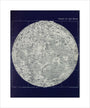 Chart of the Moon: A Handbook and Atlas of Astronomy unstretched canvas medium none Art Print - Science Museum Shop