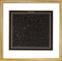 A star map of the celestial constellations in Winter. art print small gold Art Print - Science Museum Shop