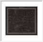 A celestial map showing the constellations in Spring. art print small white Art Print - Science Museum Shop