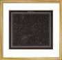 A celestial map showing the constellations in Spring. art print small gold Art Print - Science Museum Shop