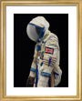 Zvezda space suit made by SOKOL used by Helen Sharman art print extra small gold Art Print - Science Museum Shop