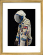 Zvezda space suit made by SOKOL used by Helen Sharman art print small gold Art Print - Science Museum Shop