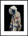 Zvezda space suit made by SOKOL used by Helen Sharman art print medium black Art Print - Science Museum Shop