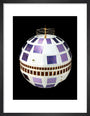 Telstar 1 satellite, 1962. art print extra small black Art Print - Science Museum Shop