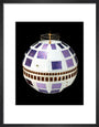 Telstar 1 satellite, 1962. art print small black Art Print - Science Museum Shop