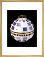 Telstar 1 satellite, 1962. art print medium gold Art Print - Science Museum Shop