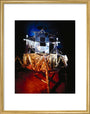 Apollo 11 lunar excursion module (LEM), Science Museum, London, c 1990. art print medium gold Art Print - Science Museum Shop