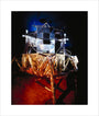 Apollo 11 lunar excursion module (LEM), Science Museum, London, c 1990. unstretched canvas medium none Art Print - Science Museum Shop