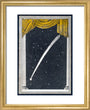 The comet of 1680. art print extra small gold Art Print - Science Museum Shop