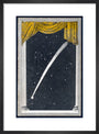 The comet of 1680. art print small black Art Print - Science Museum Shop