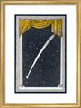 The comet of 1680. art print small gold Art Print - Science Museum Shop