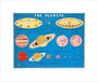 The Planets, c 1860. unstretched canvas small none Art Print - Science Museum Shop