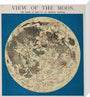 View of the Moon, c 1850. stretched canvas medium none Art Print - Science Museum Shop