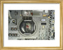 Apollo 10 Command Module, 1969. art print extra small gold Art Print - Science Museum Shop
