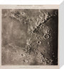 Illustration of the surface of the moon, prepared by Messrs Loewy and Guiseix, assisted by M. Le Morran stretched canvas small none Art Print - Science Museum Shop