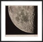 Illustration of the surface of the moon, prepared by Messrs Loewy and Guiseix, assisted by M. Le Morran art print small black Art Print - Science Museum Shop