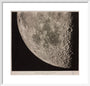 Illustration of the surface of the moon, prepared by Messrs Loewy and Guiseix, assisted by M. Le Morran art print small white Art Print - Science Museum Shop