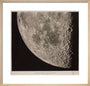 Illustration of the surface of the moon, prepared by Messrs Loewy and Guiseix, assisted by M. Le Morran art print small natural Art Print - Science Museum Shop