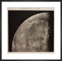 Illustration of the surface of the moon, prepared by Messrs Loewy and Guiseix, assisted by M. Le Morran art print small black Art Print - Science Museum Shop
