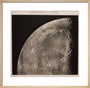 Illustration of the surface of the moon, prepared by Messrs Loewy and Guiseix, assisted by M. Le Morran art print small natural Art Print - Science Museum Shop