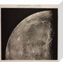 Illustration of the surface of the moon, prepared by Messrs Loewy and Guiseix, assisted by M. Le Morran stretched canvas small none Art Print - Science Museum Shop
