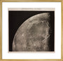 Illustration of the surface of the moon, prepared by Messrs Loewy and Guiseix, assisted by M. Le Morran art print medium gold Art Print - Science Museum Shop