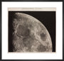 Illustration of the surface of the moon, prepared by Messrs Loewy and Guiseix, assisted by M. Le Morran art print small black Art Print - Science Museum Shop