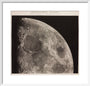 Illustration of the surface of the moon, prepared by Messrs Loewy and Guiseix, assisted by M. Le Morran art print small white Art Print - Science Museum Shop