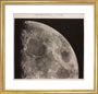 Illustration of the surface of the moon, prepared by Messrs Loewy and Guiseix, assisted by M. Le Morran art print small gold Art Print - Science Museum Shop