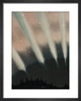 Aurora Borealis, 1872. art print extra small black Art Print - Science Museum Shop