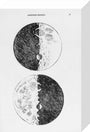 Galileo''s moon drawings, 1610. stretched canvas small none Art Print - Science Museum Shop