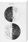 Galileo''s moon drawings, 1610. stretched canvas medium none Art Print - Science Museum Shop