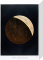 Partial eclipse of the Moon, 24 October 1874. stretched canvas small none Art Print - Science Museum Shop