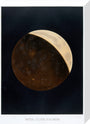 Partial eclipse of the Moon, 24 October 1874. stretched canvas medium none Art Print - Science Museum Shop